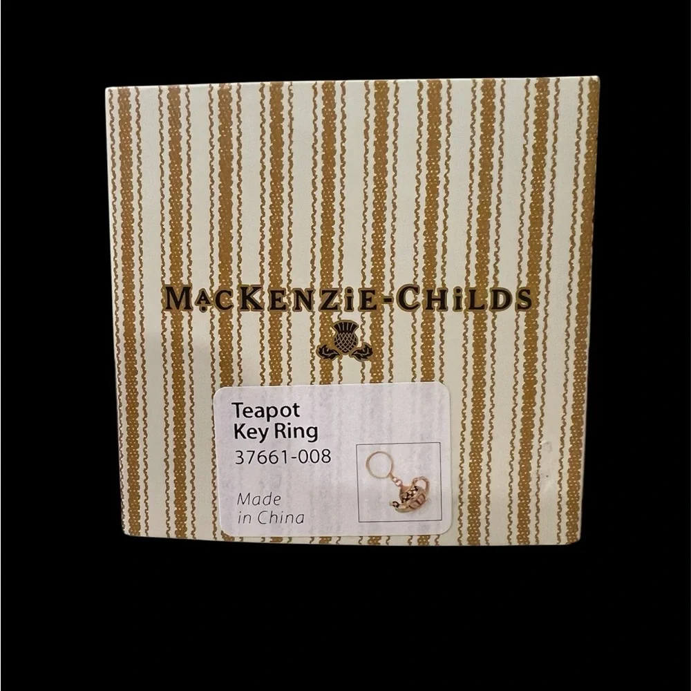 Mackenzie-Childs teapot keyring - Picture 8 of 8